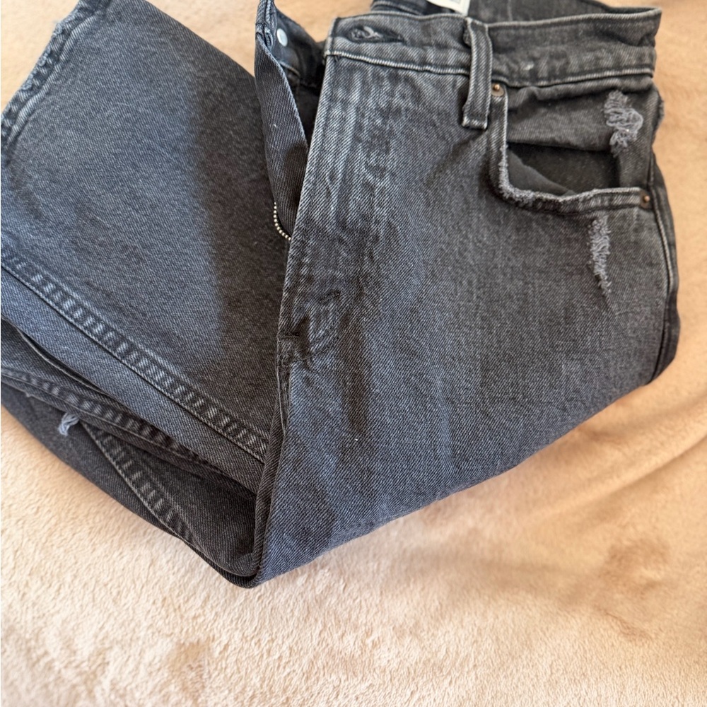 Abercrombie & Fitch Women's Black Straight Leg Jeans